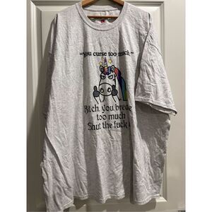 You Curse Too Much T-shirt size 4XL